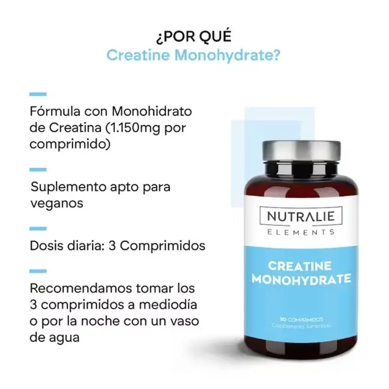 Nutralie Créatine Monohydrate 6000Mg, 90 comprimés - Image 4