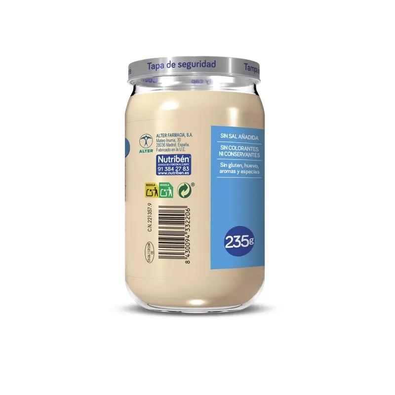 Nutriben Potito à la béchamel de sole et de merlu, 235g - Image 3