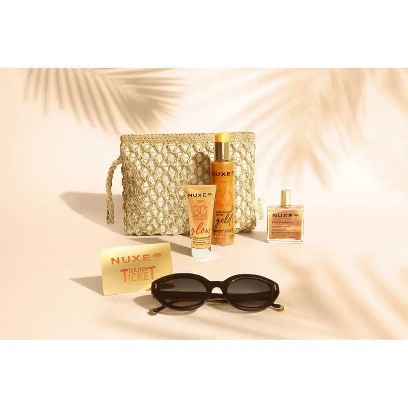 Trousse de toilette multi-gammes Nuxe Sun Golden Summer Routine , 240 ml - Image 2