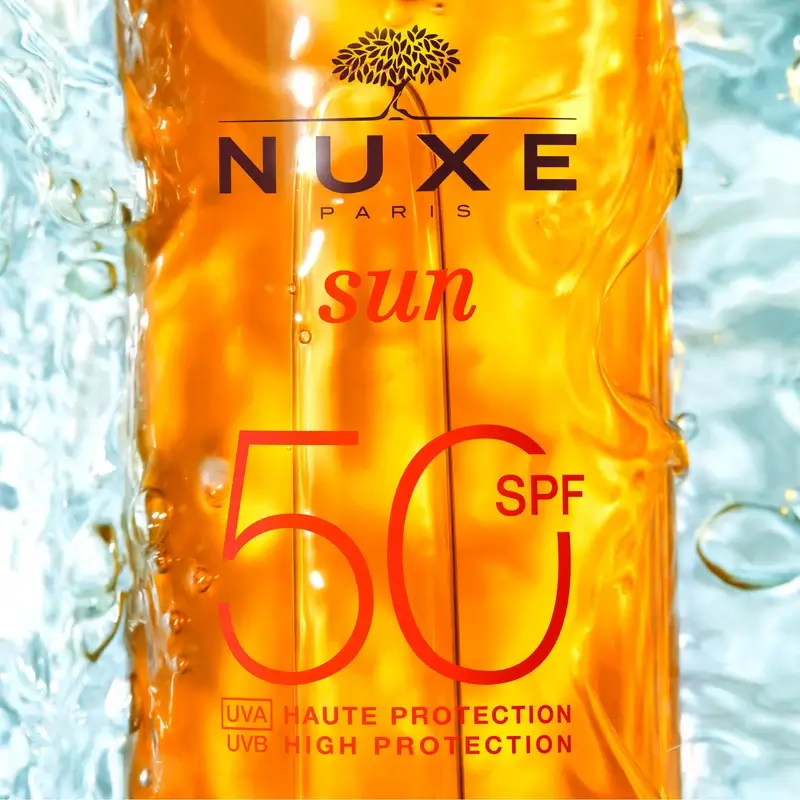 Huile solaire Nuxe pour le visage et le corps SPF 50 - Image 4