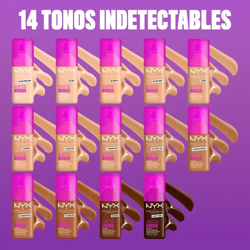 Nyx Cosmetics Make Em Wonder Fdt Light, 30 ml - Image 10