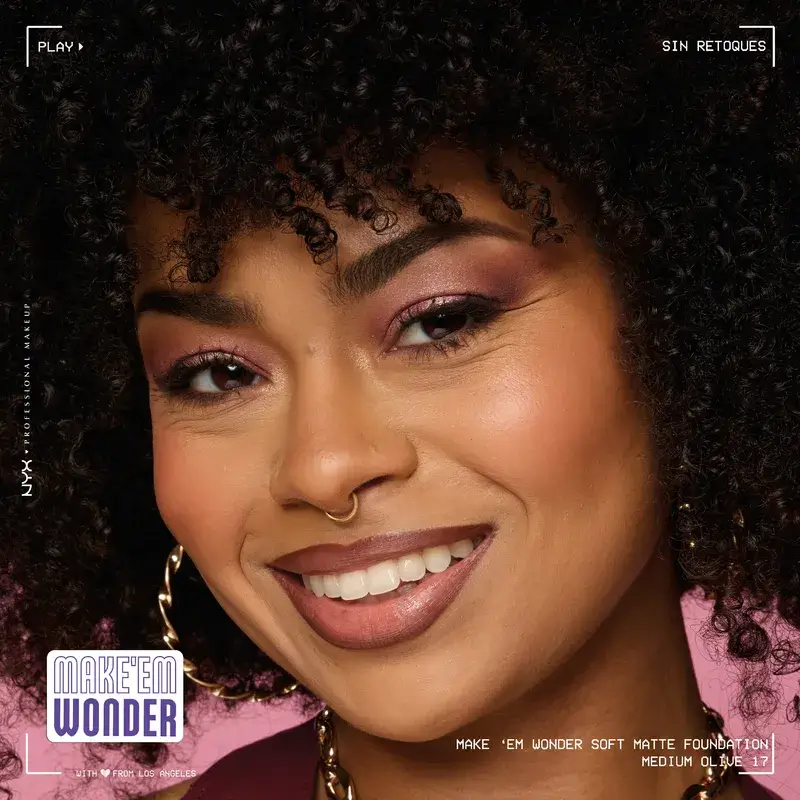 Nyx Cosmetics Make Em Wonder Fdt Medium Olive, 30 ml - Image 5
