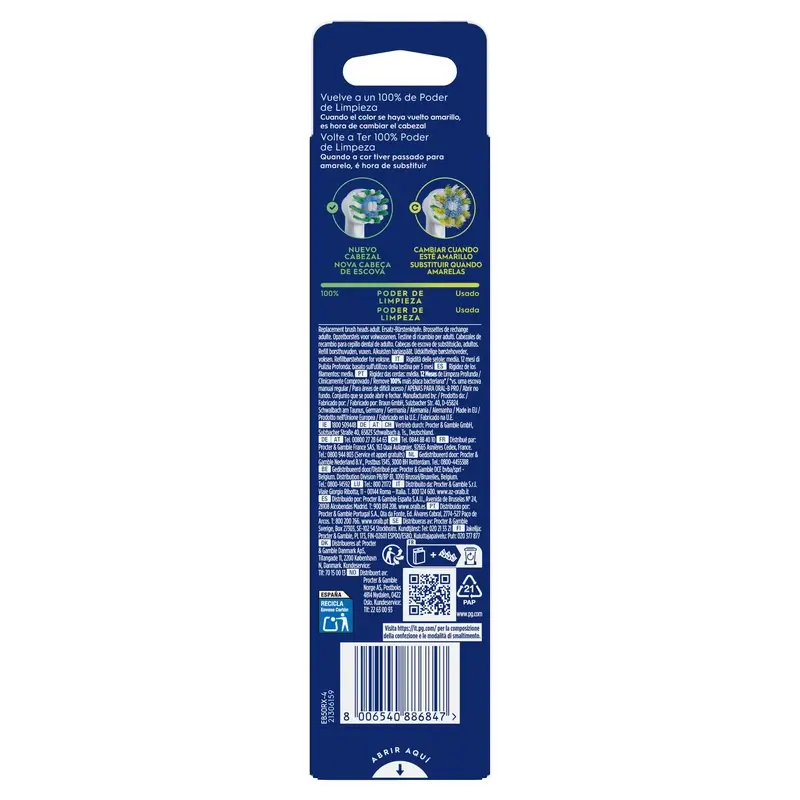 Oral-B Braun Cross Action Refill, 4 pcs. - Image 3