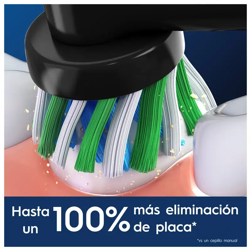 Oral-B Braun Cross Action Refill Black, 4 pcs. - Image 5