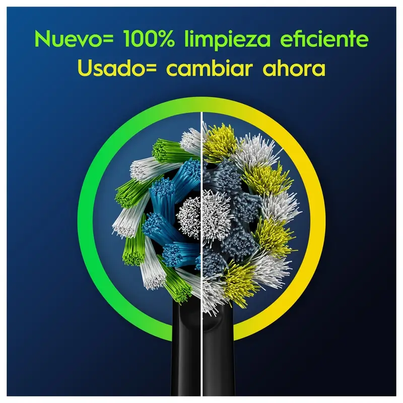 Oral-B Braun Cross Action Refill Black, 4 pcs. - Image 9