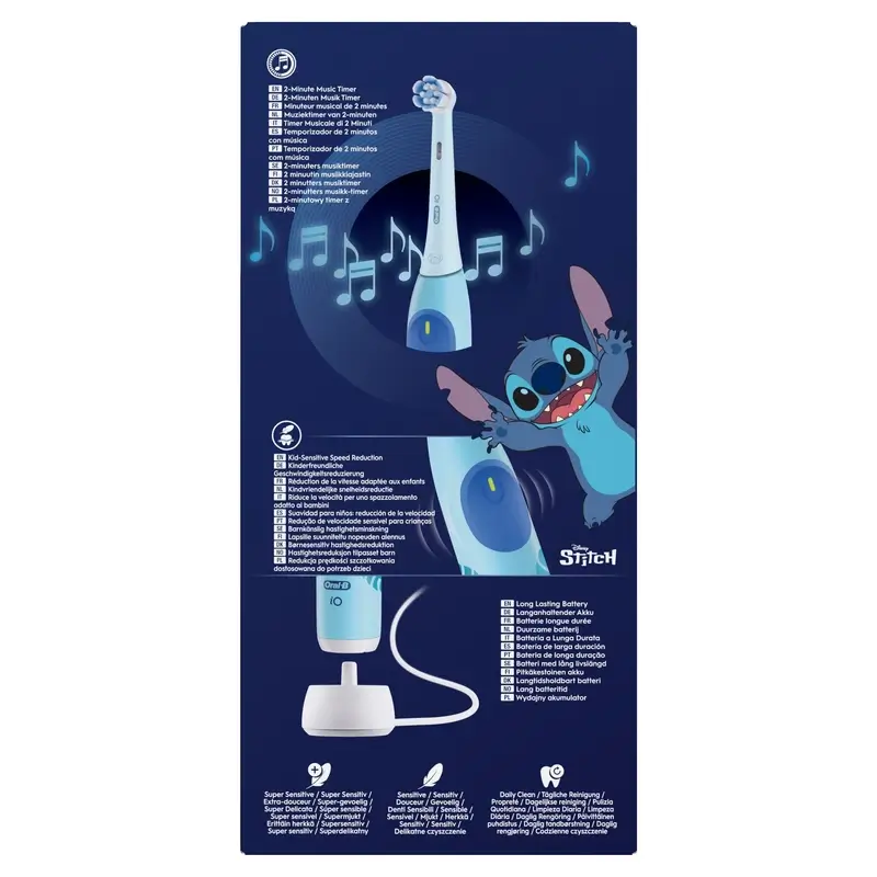 Brosse à dents Oral B Braun iO2 Stitch pour enfants - Image 12