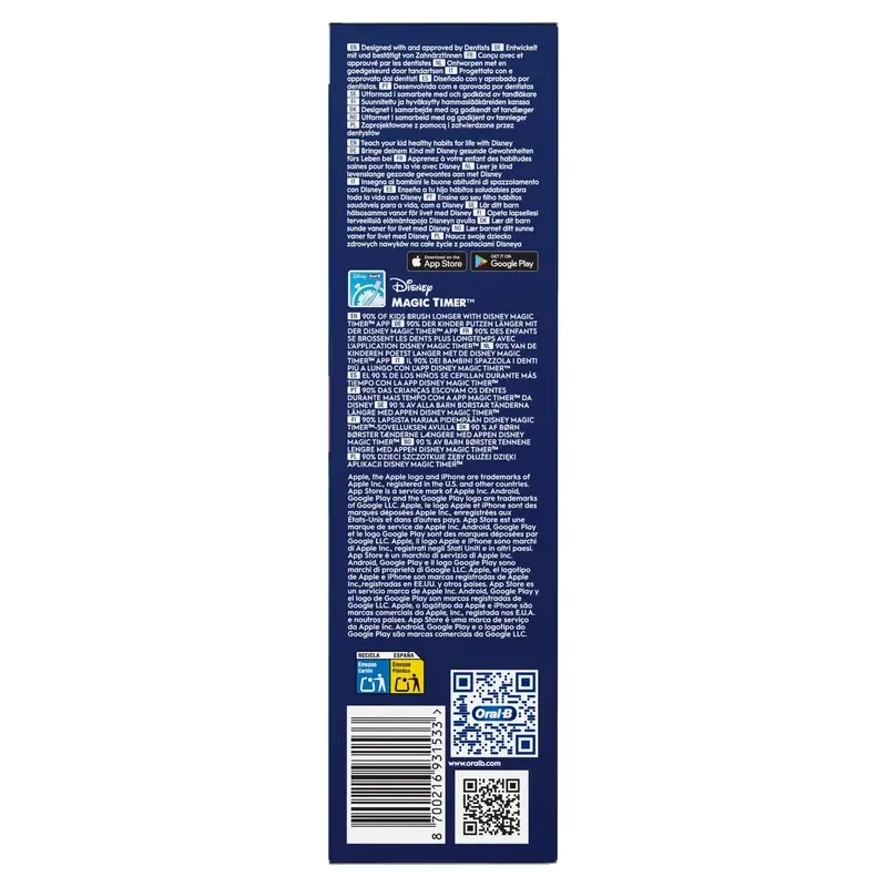 Brosse à dents Oral B Braun iO2 Stitch pour enfants - Image 15