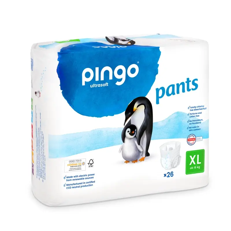 Pingo Nappy Culotte de protection taille 6, paquet de 2 x 26 unités - Image 2