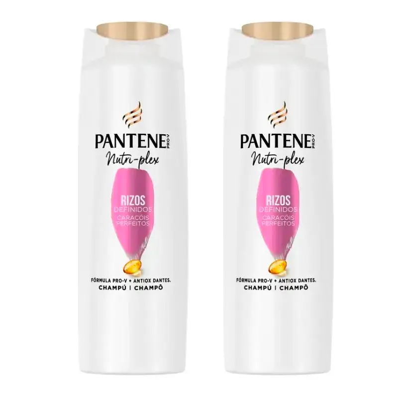 Pantene Nutri Plex Curls Shampooing, Pack 2 x385Ml