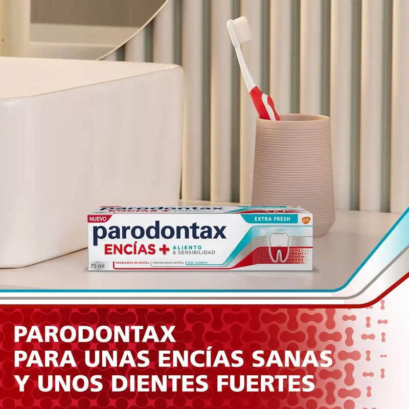 Parodontax Gums + Breath & Sensitivity Toothpaste, 2x75 ml pack - Image 7