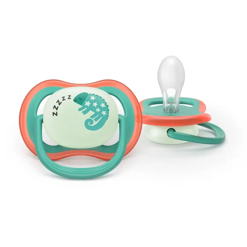 Philips Avent 2 dummies ultra air nighttime 6-18m baby boy - Image 2