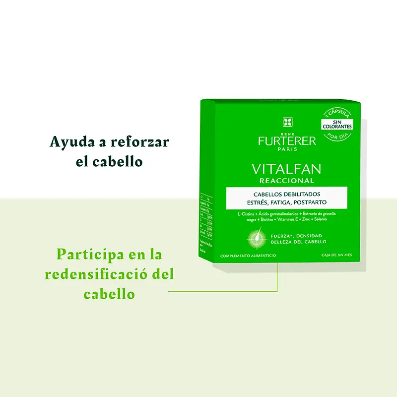Rene Furterer Vitalfan Chute de cheveux réactionnelle 30 gélules - Image 2