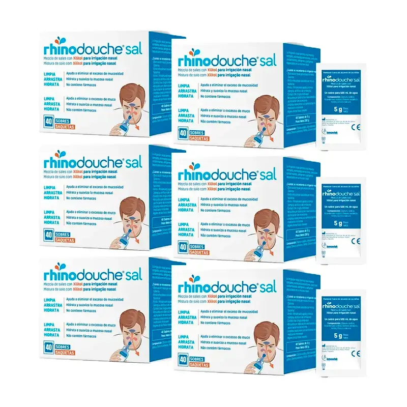 Sel de Rhinodouche, paquet de 6 x 40 enveloppes