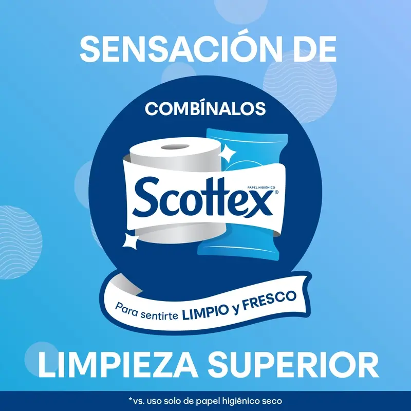 Papier hygiénique humide Scottex Dermo Care, 66 pcs. - Image 7