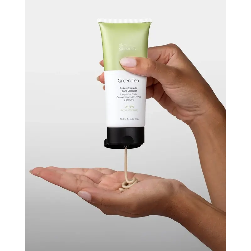 Skin Generics Crème moussante nettoyante au thé vert 20.1%. - Image 4