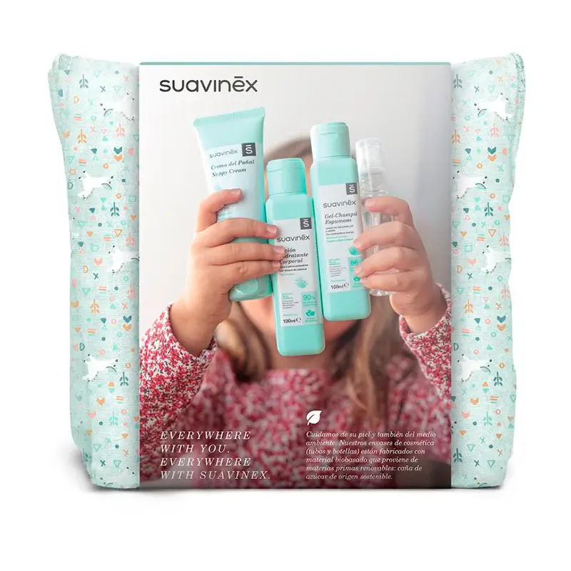 Suavinex Baby Toilet Bag Travel Cloth, Blue - Image 2