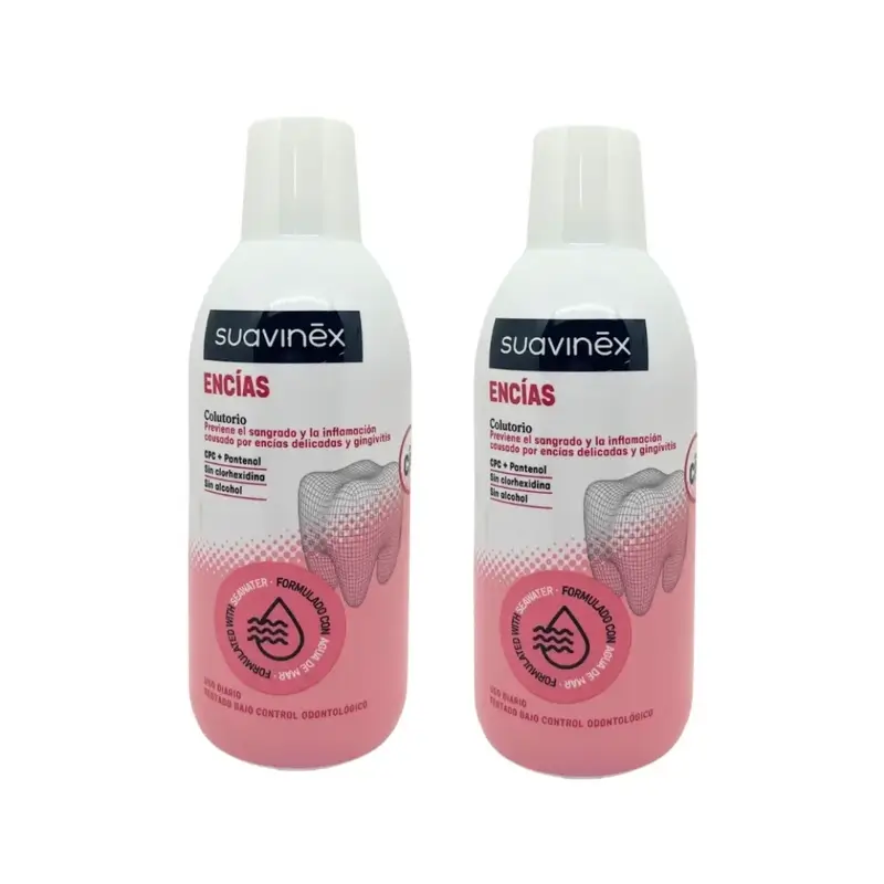 Suavinex Gum Bain de bouche, 2x500 ml