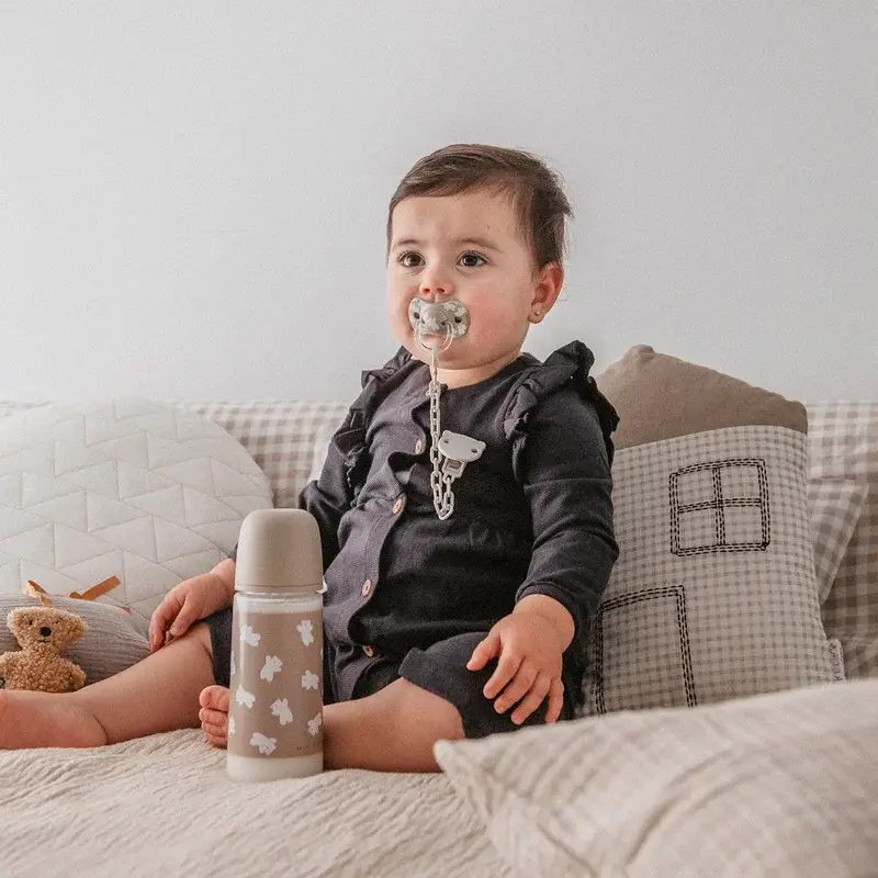 Suavinex Sx Pro Teat Dense Flow Bottle (L) +6 Months Wild&Free Beige, 360 ml - Image 4