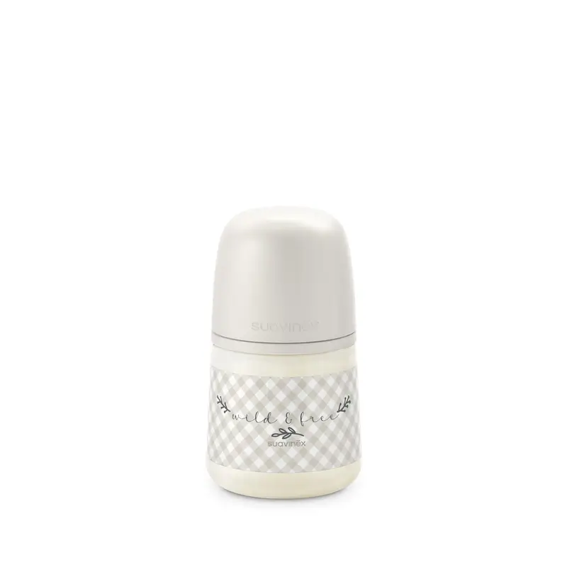 Suavinex Tétine pour biberon Sx Pro Slow Flow (S) +0 mois Wild&Free Beige, 150 ml - Image 8