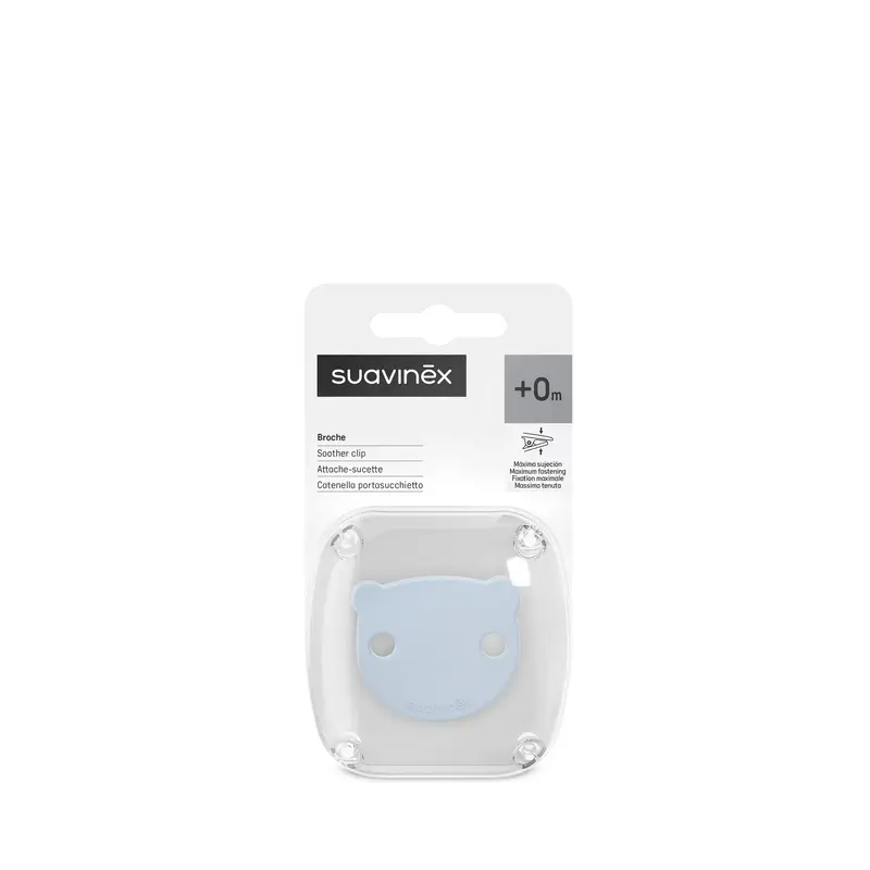 Suavinex Attache sucette +0 Mois Wild&Free Bleu - Image 2
