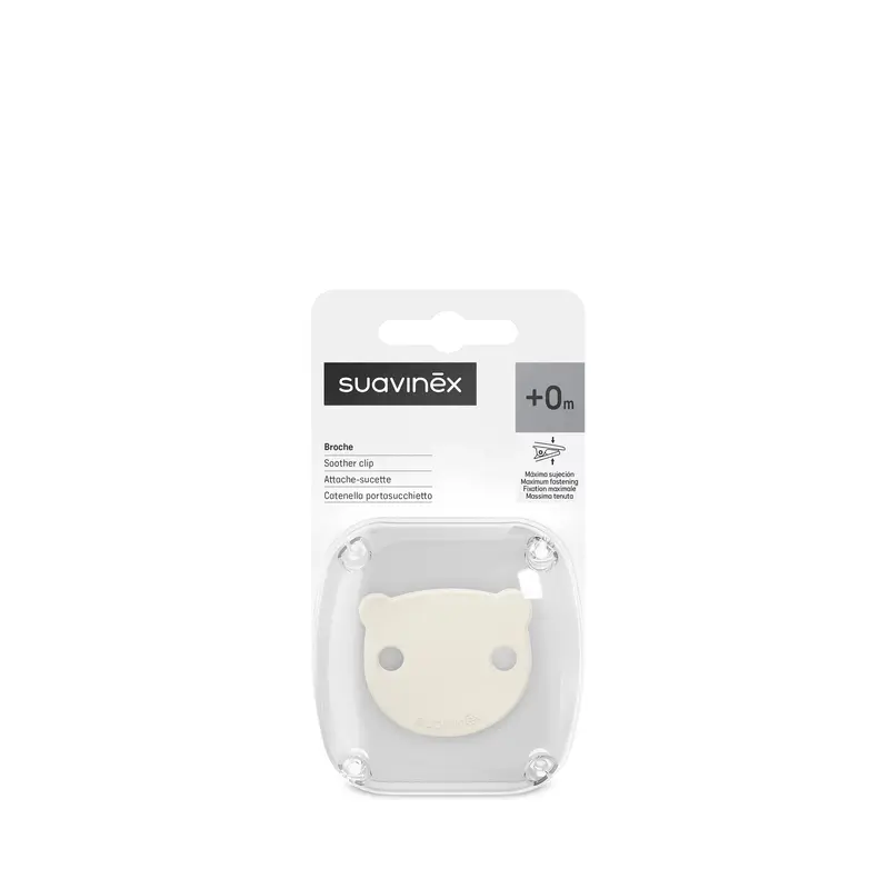 Suavinex Attache sucette +0 mois Wild&Free Beige - Image 2