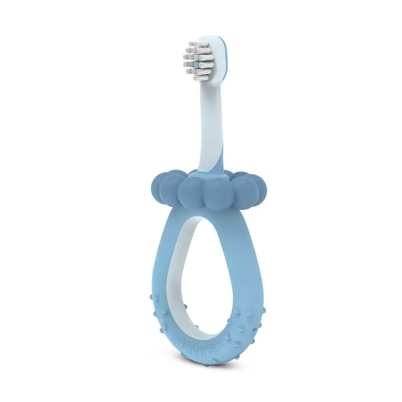 Brosse à dents Suavinex pour bébés 0-2 ans, bleu - Image 2