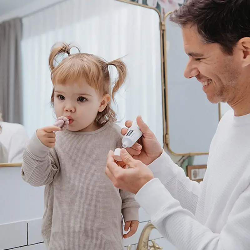 Brosse à dents Suavinex pour bébés 0-2 ans, bleu - Image 9