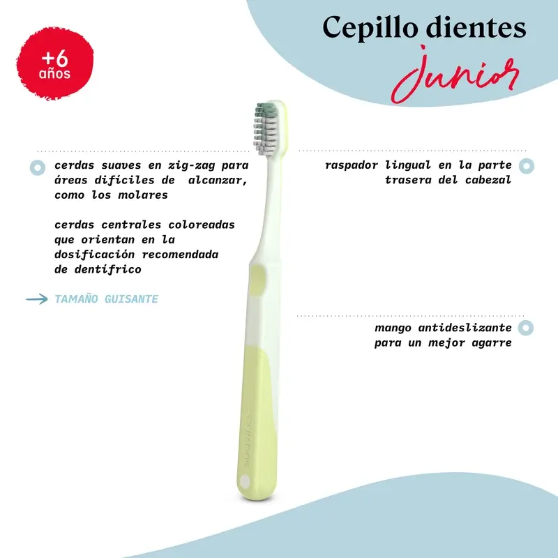 Brosse à dents pour bébés Suavinex +6 ans, bleu - Image 7