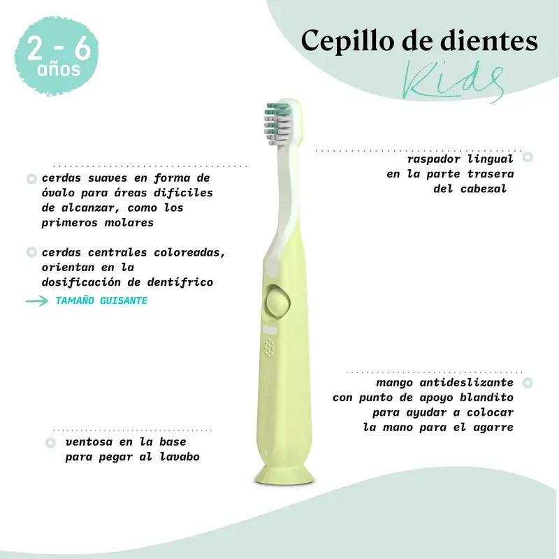 Brosse à dents Suavinex pour bébés de 2 à 6 ans, bleue - Image 6