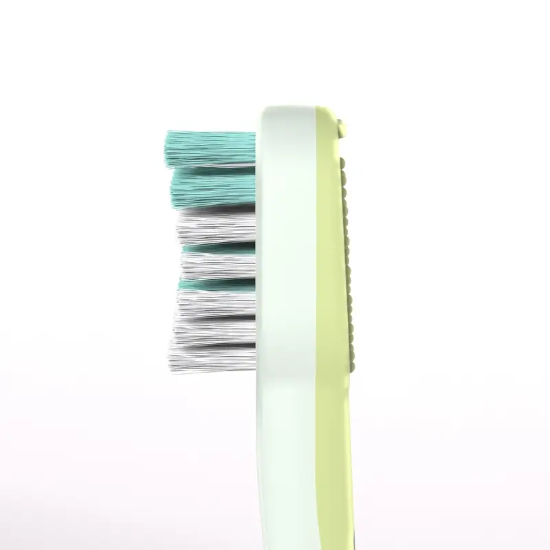 Brosse à dents Suavinex Brosse à dents pour bébés de 2 à 6 ans, verte - Image 3