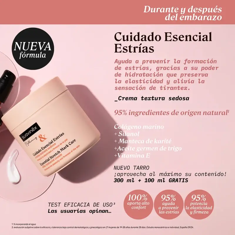Suavinex Crème Vergetures Grossesse, 400 ml - Image 6
