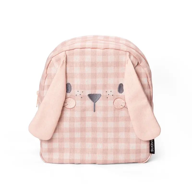Sac à dos de puériculture Suavinex, lapin, rose - Image 2
