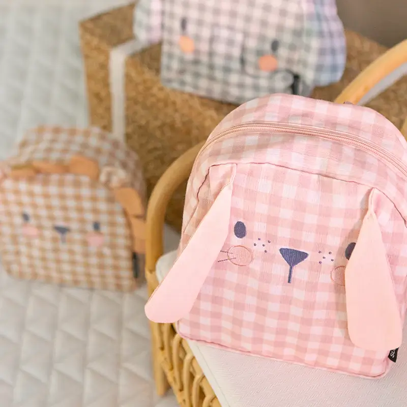 Sac à dos de puériculture Suavinex, lapin, rose - Image 4