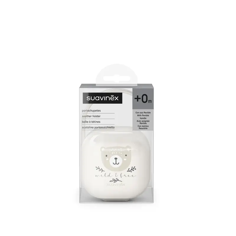 Suavinex Porte sucette +0 mois Wild&Free Beige - Image 5