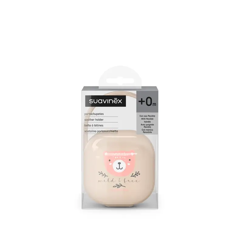 Suavinex Porte sucette +0 mois Rose Wild&Free - Image 3