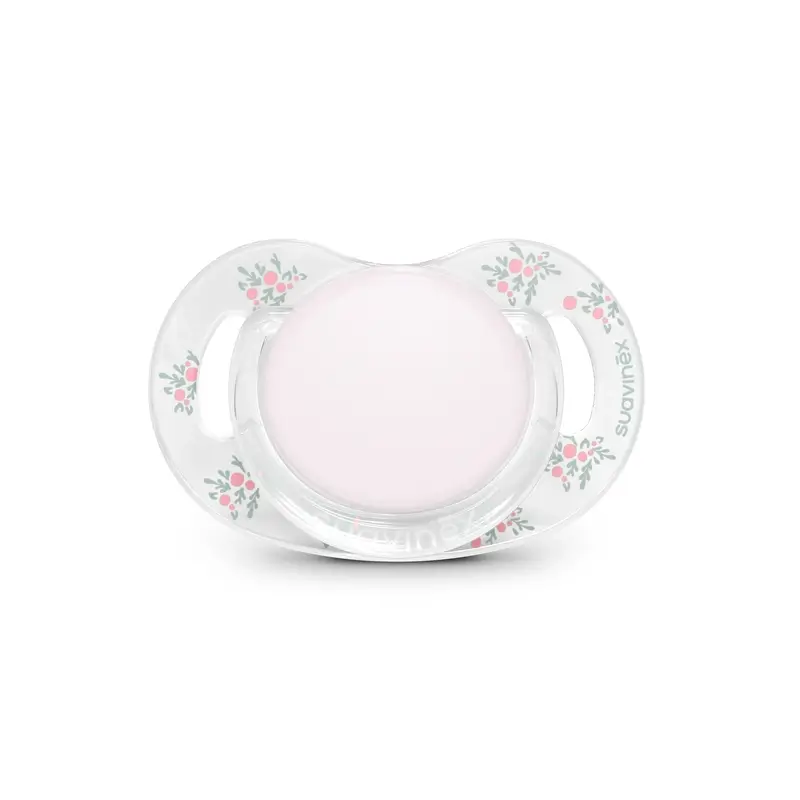 Suavinex Gift Set Sucette + Sucette + Biberon 270 Ml (M) + Jouet d'éveil, Rose - Image 3