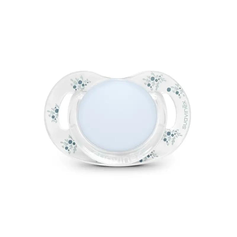 Suavinex Gift Set Sucette + Sucette + Biberon 270 Ml (M) + Jouet d'éveil, Bleu - Image 2