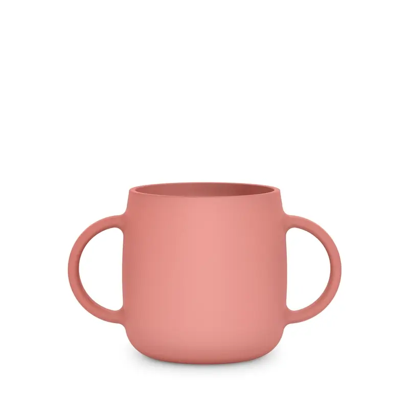 Suavinex Tasse d'apprentissage 3-en-1 en silicone, +6 mois, rose - Image 6