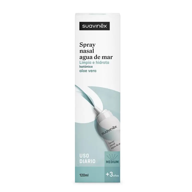 Suavinex Spray nasal isotonique pour enfants, +3 ans, hygiène quotidienne, 120 ml - Image 3