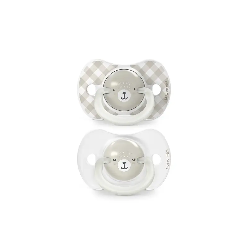 Suavinex Sucettes Night & Day Tétine Night & Day Sx Pro 0/6 Mois Gris, 2 unités - Image 4