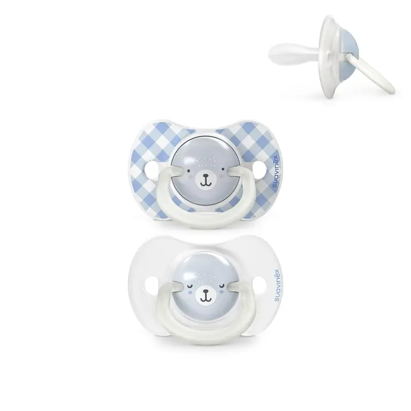 Suavinex Night & Day Sucettes de nuit Sx Pro Tétine 6/18 Mois Bleu, 2 unités - Image 2