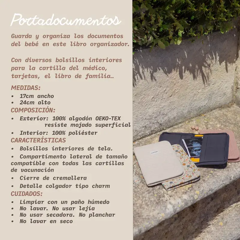 Porte-documents Suavinex, rose - Image 6