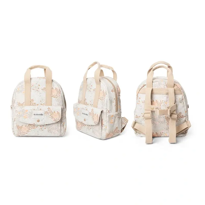 Sac à dos pour enfants Suavinex Poetry Print Beige - Image 7