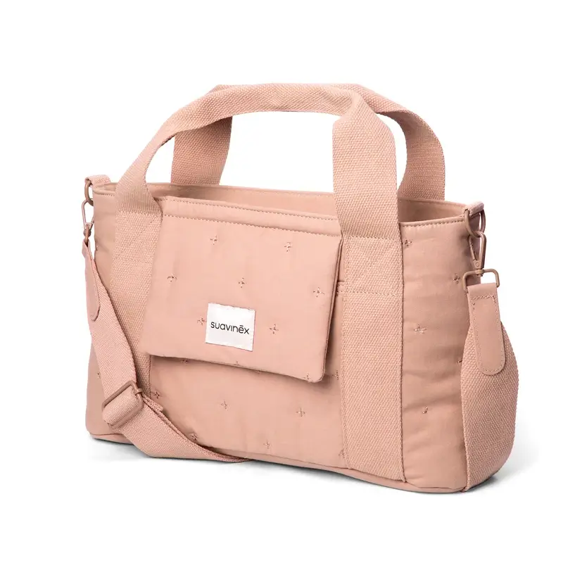Suavinex Baby Trolley Bag Rectangulaire Sac à Pain Poésie Rose - Image 3