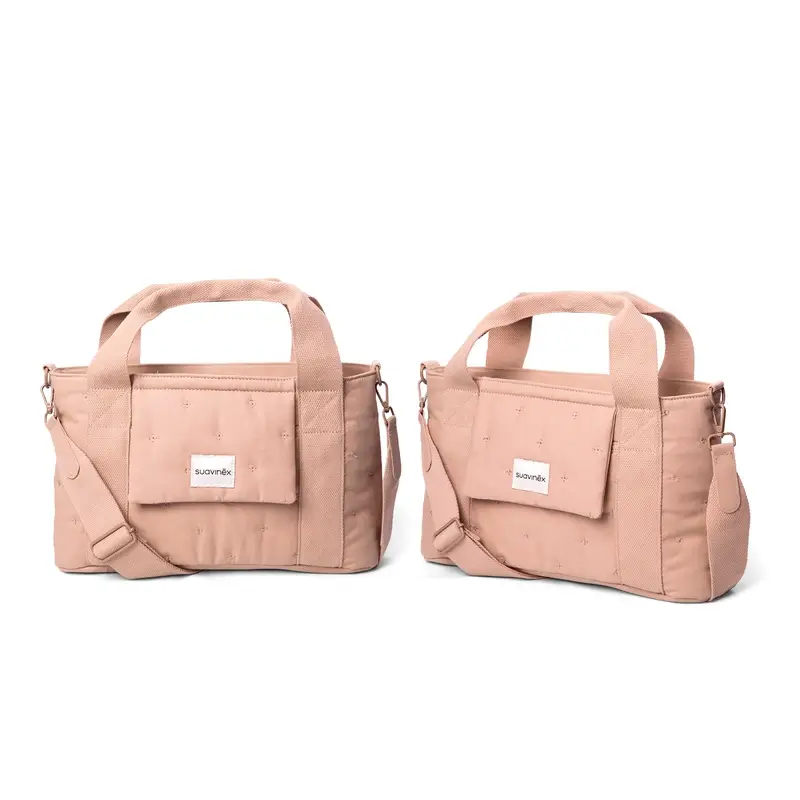 Suavinex Baby Trolley Bag Rectangulaire Sac à Pain Poésie Rose - Image 5