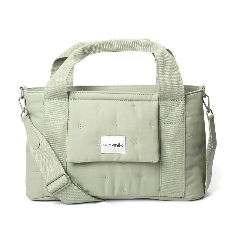 Suavinex Corbeille à pain rectangulaire Poésie verte Porte-bébé