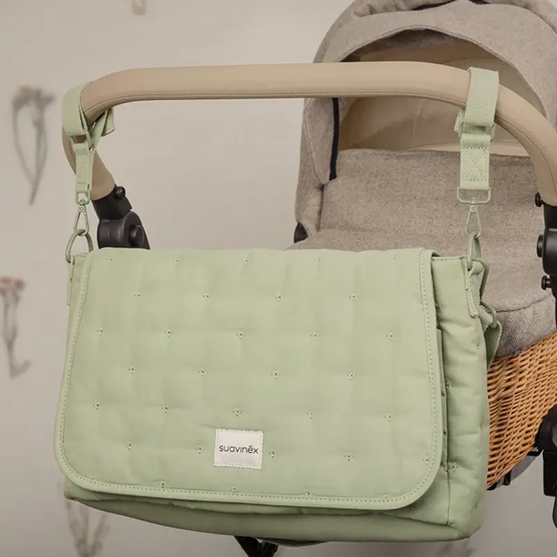 Suavinex Poetry Green Maternity Handbag Shoulder Bag - Image 2
