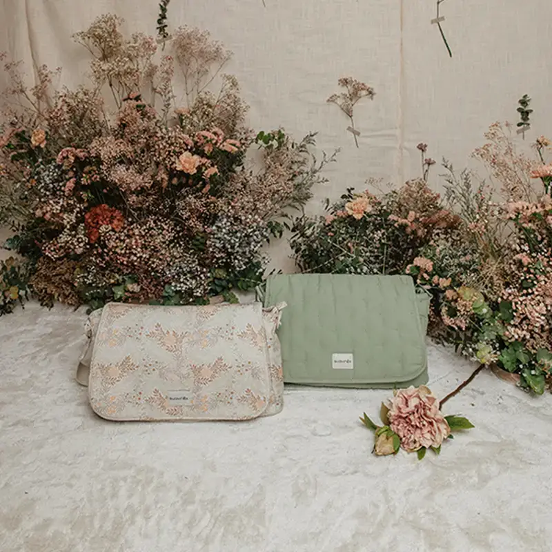 Suavinex Poetry Green Maternity Handbag Shoulder Bag - Image 6