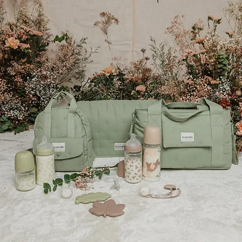 Suavinex Poetry Green Maternity Handbag Shoulder Bag - Image 7