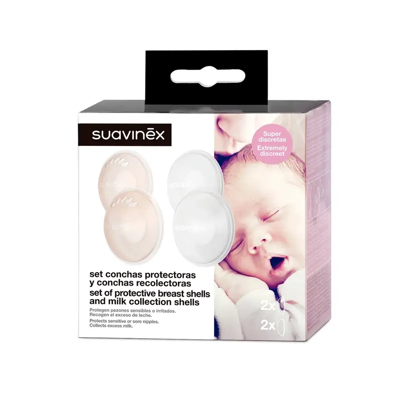 Suavinex Set 2 coquilles de protection et 2 coquilles de collection - Image 3